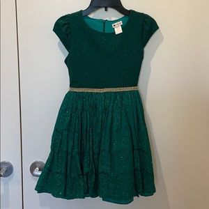 emily west emerald green dress